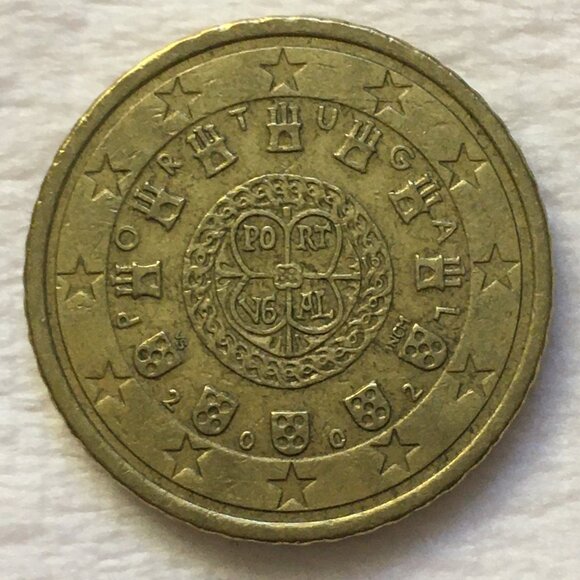2002 Portugal "The second royal seal of 1142" 50 Euro Cent Coin - Picture 3 of 4